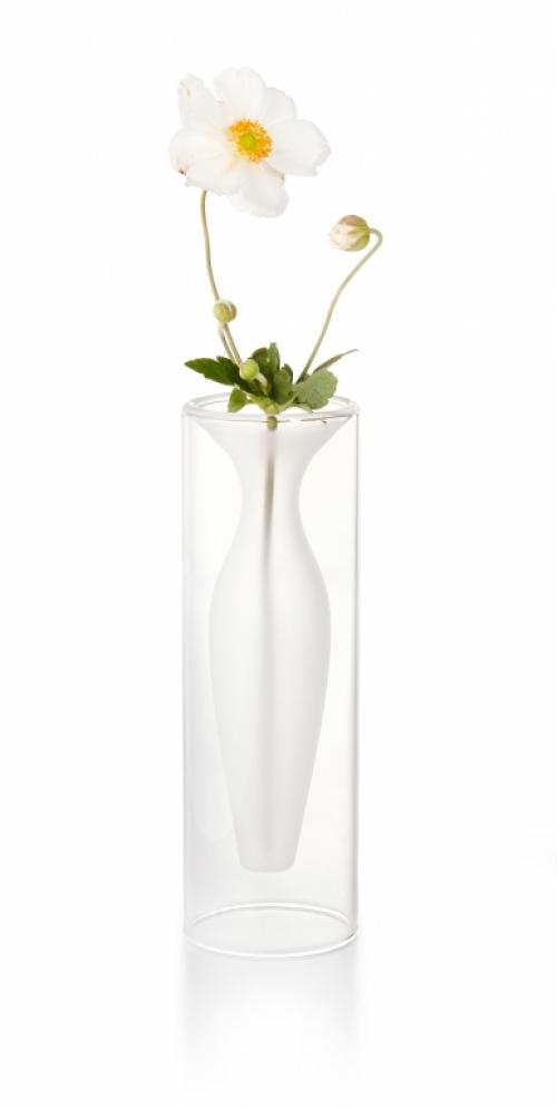 esmeralda vaza 20 cm boroszilikat uvegbol