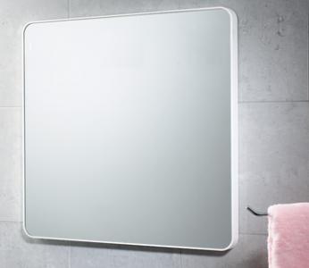 Fürdőszobai tükör műanyag kerettel 55 x 55 cm