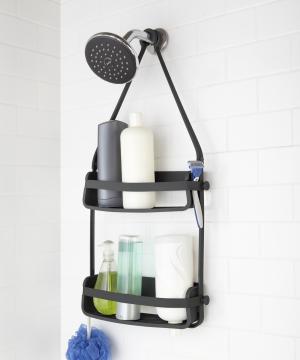 flex shower caddy zuhanypolc fekete
