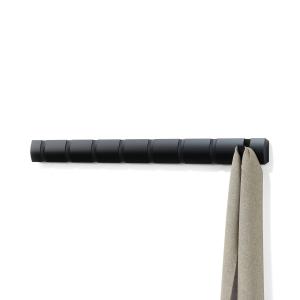 Flip 8 fali fogas kihajtható akasztókkal fekete