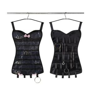 little black corset ekszertarto