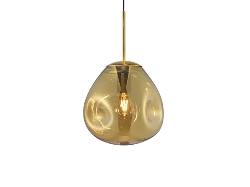 blown glass mennyezeti lampa small arany