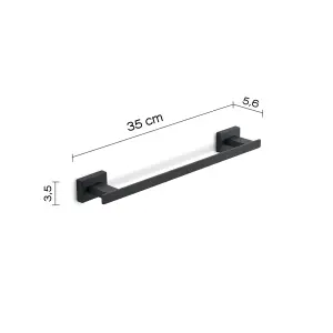 gedy-atena-matt-fekete-szinu-35cm-torolkozotarto-rozsdamentes-acel