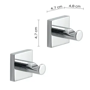 gedy-fuji-fenyes-krom-akaszto-rozsdamentes-acel-fogas