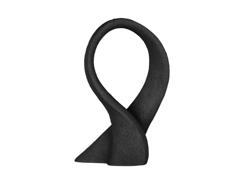 abstract bow szobor fekete