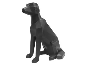 origami-dog-sitting-fekete