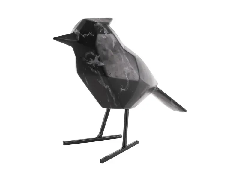 bird large marble madar fekete