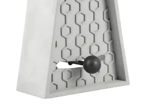 honeycomb-pendulum-beton-asztali-ora-szurke-inga