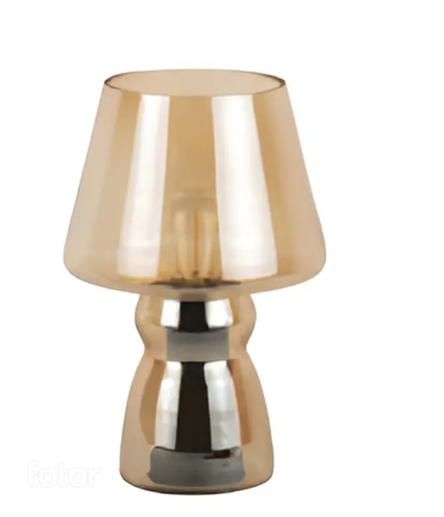 classic led asztali lampa barna
