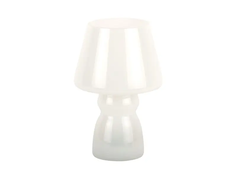 classic led asztali lampa feher