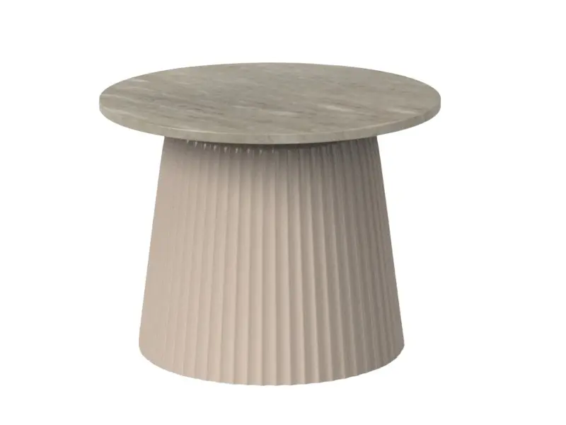 luscious cone kisasztal homokszin