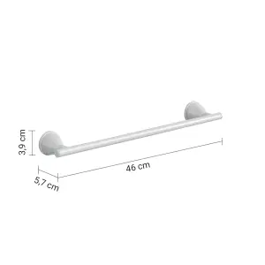 gedy-genziana-feher-46cm-fali-torolkozotarto-rozsdamentes-acel