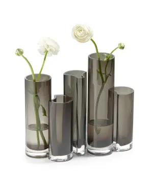 Module üveg váza szett 5 különálló vázával
