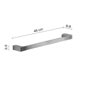 gedy-pirenei-szarcsiszolt-nikkel-45cm-torolkozotarto-sargarez-anyagu