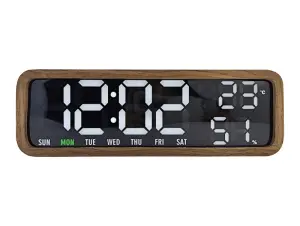 Madera ébresztőóra sötét tölgy