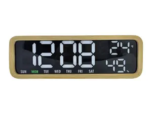 Madera ébresztőóra világos tölgy