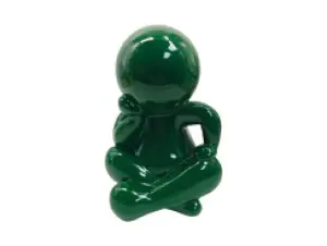 Amigo Sitting L szobor zöld