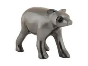 Bear szobor szürke