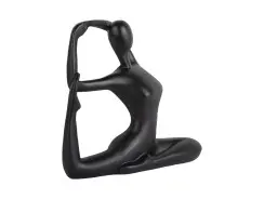 yoga bow szobor fekete