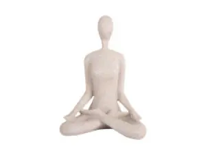 Open Lotus szobor világosszürke